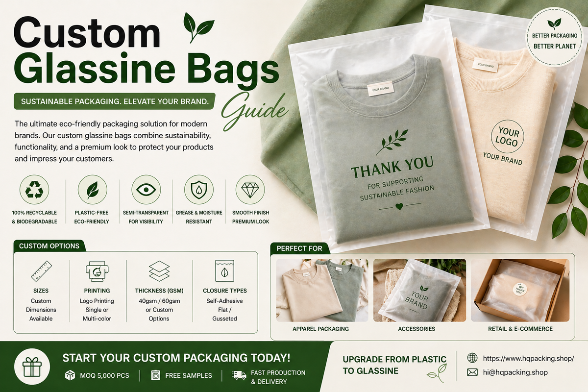 Custom Glassine Bags Guide: Everything You Need to Know Before Ordering (2026)