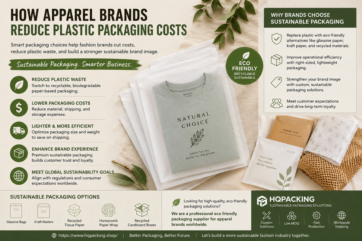 How Apparel Brands Reduce Plastic Packaging Costs