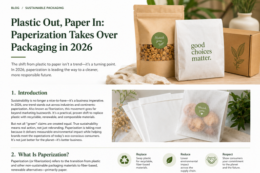 Plastic Out, Paper In: Paperization Takes Over Packaging in 2026