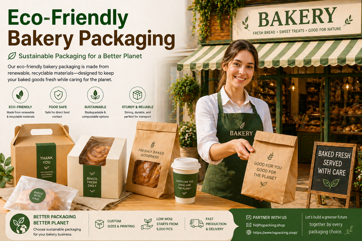 Recommendations for Popular Eco-Friendly Bakery Packaging: Sustainability, Functionality & Customization (2026)