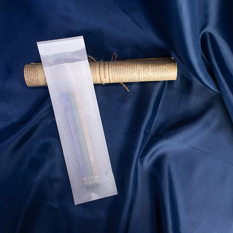 (A) Medium Glassine Bags For Sustainable Product Packaging with Flap 200Pcs Paper Bags