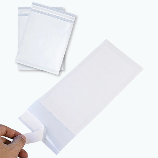 (A)Large Glassine Bags For Sustainable Product Packaging with Flap 200Pcs Paper Bags