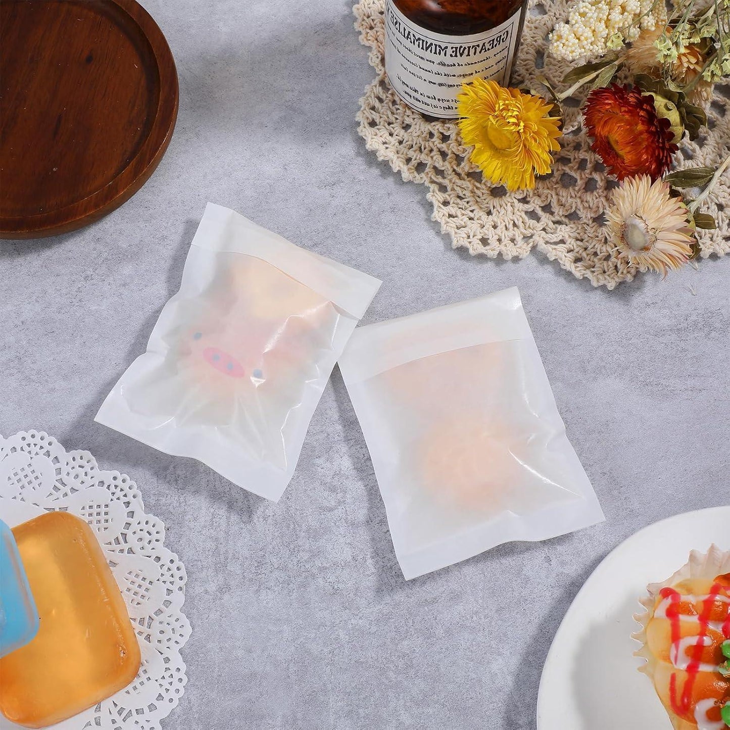 Glassine Bags For Food Greaseproof & Eco-Friendly Packaging for Bakery, Cookies, and Snacks