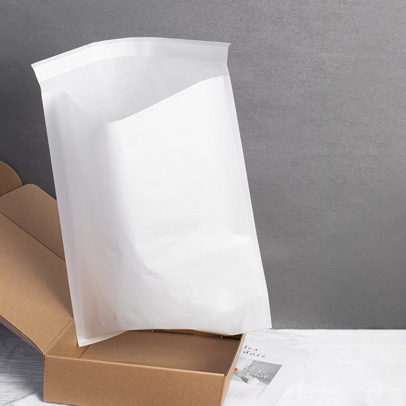 (A)Large Glassine Bags For Sustainable Product Packaging with Flap 200Pcs Paper Bags