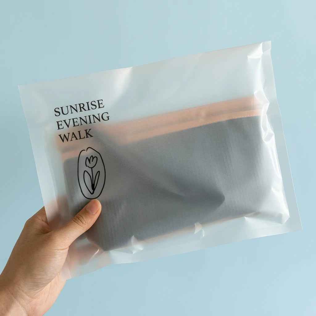 The glassine bag eco-friendly packaging of high-end socks