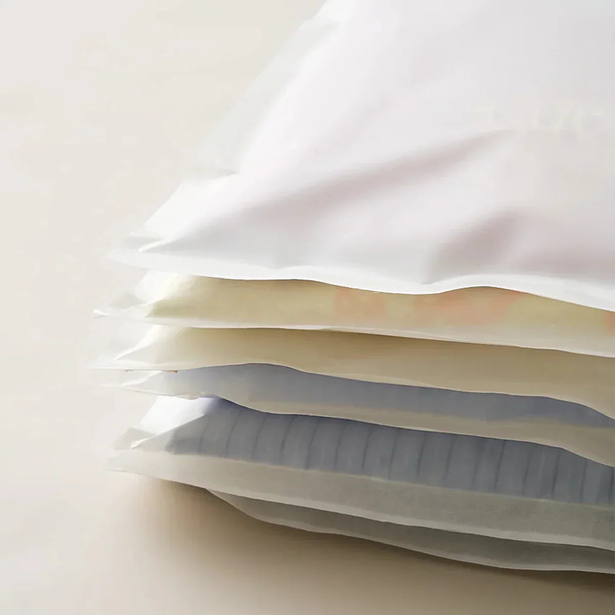 Glassine Bags For Apparel Plastic-Free & Recyclable Translucent paper bags 200PCS