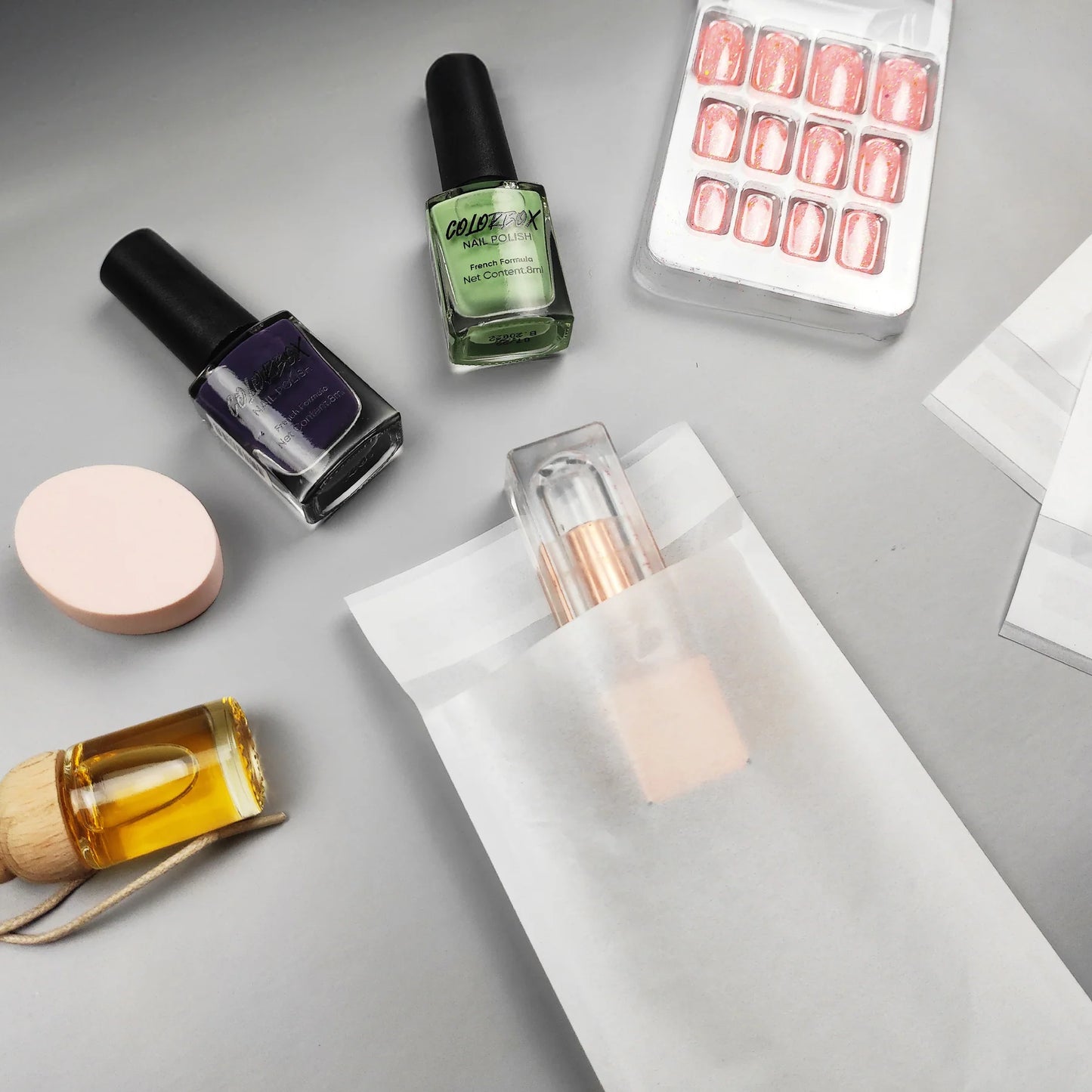 (A) Mini Glassine Bags For Sustainable Product Packaging with Flap