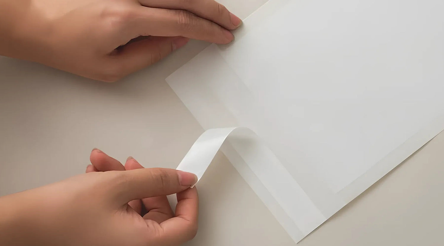 glassine bags with self-adhesive strips